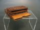 A Superbly Carved 19c Chinese Export Sandalwood Card Case Other photo 7