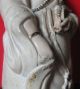 Vintage Chalk Or Plaster Statuette Of Kwan Yin,  Buddhist Goddess Of Compassion Kwan-yin photo 2