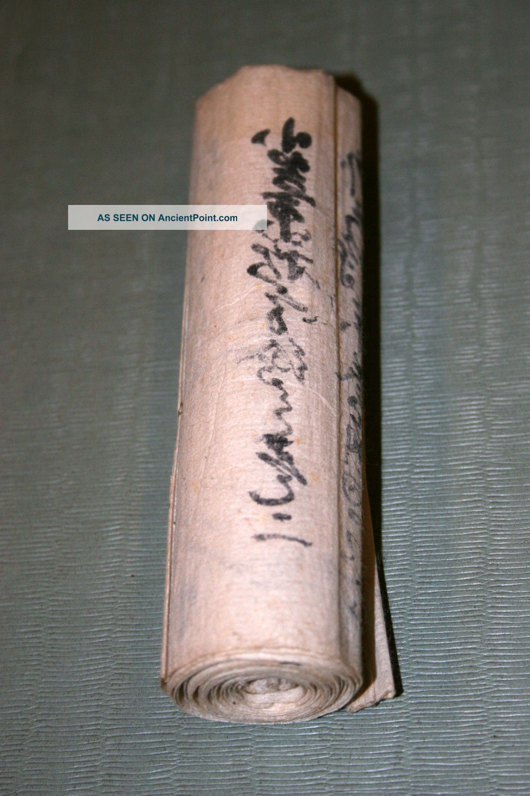 Makimono Scroll Of Japanese Martial Art,  Kyujutsu. Paintings & Scrolls photo