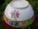 Antique Chinese Export Footed Bowl Porcelain Famille Rose Enameled Flowers Gold Bowls photo 6