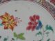 Fine Antique Chinese Porcelain Famille Rose Plate W/ Flowers Qianlong Period Plates photo 2