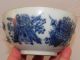 Vintage Chinese Porcelain Export Blue & White Covered Dish - Bowl,  Lid,  Oriental Bowls photo 8