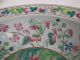 Large Antique Chinese Famille Rose Plate Or Bowl Tongzhi Period Bowls photo 3