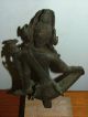 Antique Bronze Figure Of Indra Tibet photo 3