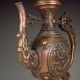 Chinese Red Copper Flagon / Teapot / Wind Pot W Kang Xi Mark Nr Pots photo 1