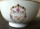 Chinese 1800s Famille Rose Export Bowl (with Coat Of Arms) Bowls photo 1