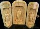Chinese Wood Carved Boxwood Kwan - Yin Buddha Statue Sculpture Netsuke Amulet Art Buddha photo 3