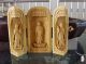 Chinese Wood Carved Boxwood Kwan - Yin Buddha Statue Sculpture Netsuke Amulet Art Buddha photo 6