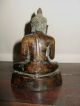 Antique Chinese Bronze Buddha Figure Buddha photo 2