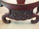 Good Pair Of Chinese Hardwood Plate Stands Late19thc Woodenware photo 1