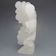 100% Natural Afghan Jade Hand - Carved Statue - - - Fish & Lotus Root Nr/xy1804 Other photo 2