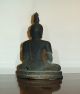 Bronze Statue Of Ceylon Buddha From Sri Lanka In Relic Condition Other photo 3