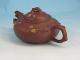 Fine Antique Chinese Yixing Pottery Teapot With Enameled Flowers 19th Century Nr Pots photo 4