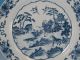 Fine 18th C.  Chinese Qianlong Period Blue & White Charger 11.  2 Inches 28 Cm Plates photo 1