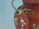 Fine Signed Large Antique Chinese Yixing Pottery Enameled Teapot 19th C Nr Pots photo 3
