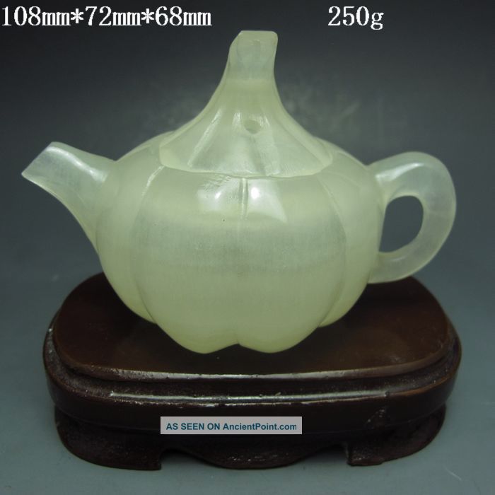 100% Natural Afghan Jade Teapots & Lid Nr/xy1641 Teapots photo
