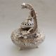 590g Old Chinese Tibetan Silver Dragon Handle Censer Nr Other photo 2
