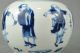 A Rare/fine Chinese 19c Blue&white Figural Water Pot - Guangxu Pots photo 3