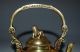 Chinese Brass Teapots&lid Description Elderly Game Of Chess Xuande Mark Nr Other photo 1