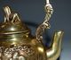 Chinese Brass Teapots&lid Description Elderly Game Of Chess Xuande Mark Nr Other photo 3