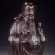 Chinese Hard Wood Statue - Fortune Taoism Deity Nr Men, Women & Children photo 4