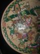 Rare Large Antique Hand Paint Kangxi Charger Plate - Horse - Signed Seal Plates photo 5