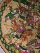 Rare Large Antique Hand Paint Kangxi Charger Plate - Horse - Signed Seal Plates photo 6