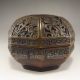 Chinese Bronze Incense Burner & Lid W Buddhism Treasure & Mark Nr Incense Burners photo 3