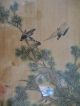 Large & Rare Chinese Antique Painting Signed By Ma Jia Tong ~ Birds & Flowers Paintings & Scrolls photo 6