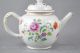 A Large/pretty Chinese 18c Famille Rose Floral Teapot/cover Qianlong Teapots photo 1