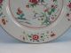 Fine Antique 18thc Chinese Export Famille Rose Plate Landscape Cranes & Flowers Plates photo 6