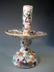 China Chinese Famille Verte Pottery Candleholder W/ Floral Decoration Ca.  19th C Other photo 11