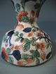 China Chinese Famille Verte Pottery Candleholder W/ Floral Decoration Ca.  19th C Other photo 6
