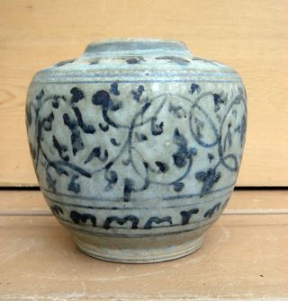 Antique 15c Sawankhalok Thailand Asian Vase photo