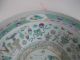 Large Antique Chinese Porcelain Famille Verte Bowl,  19th Century Bowls photo 4
