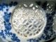 Japan Japanese Blue & White Round Reticulated Arita Cachepot Ca.  19th Century Other photo 2