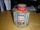 Antique Full Unopened Tack Kee Lung Chin Longjian Tea Tin Caddy Canton China Tea Caddies photo 2