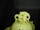 Chinese Jade Censer Ring Dragon Handle Reticulated Incense Burners photo 9