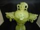 Chinese Jade Censer Ring Dragon Handle Reticulated Incense Burners photo 1