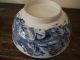 Early Antique Kangxi Chinese Bowl Large Blue And White Porcelain Bowls photo 3