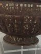 Islamic Silver Inlay Bronze Bowl Persian Seljuk Figures Kufic Script With Faces Middle East photo 5