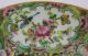 Antique 19th C Chinese Rose Medallion Plate Interior Family Scenes 2 Bowls photo 3