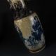 In The Late Qing Dynasty Brother Kiln Blue And White Characters Amphora 景德镇value Vases photo 2