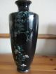 Fine Quality Antique 19th Century Japanese Meiji Cloisonne Vase C1890 (restored) Cloisonne photo 1