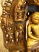 Rare Old And Excellent Gold Gilt Bronze Of The Seated Buddha Amazing Detail Statues photo 6
