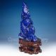 Chinese Lapis Lazuli Statue - Fish & Lotus Nr Other photo 2