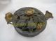 Tibet Old Brass Carved Hollowed - Out Censer Incense Burner Incense Burners photo 1