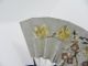 Exquisite Hand Engraved Signed Japanese Sterling Silver Ohgi Fan Japan Takehiko Miniatures photo 2