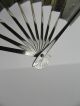 Exquisite Hand Engraved Signed Japanese Sterling Silver Ohgi Fan Japan Takehiko Miniatures photo 5