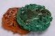 Very Rare Chinese Antique Jade Dragon - - - Excellent Technology Pair Other photo 4
